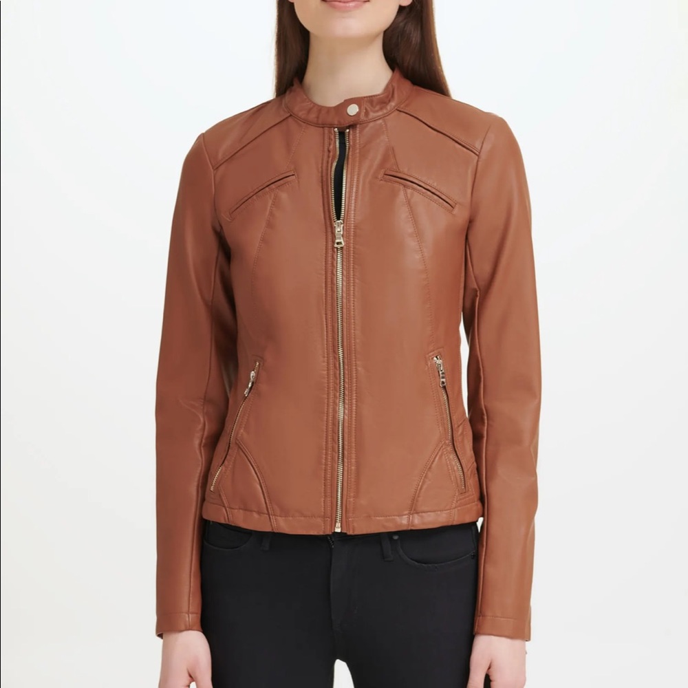 Guess Women’s Faux Leather Jacket